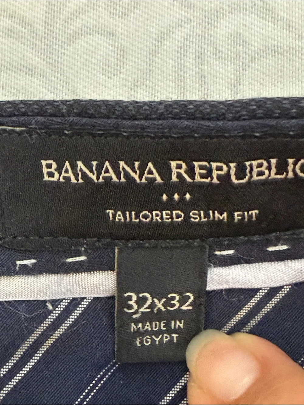 Banana Republic Honeycomb Tailored Slim Fit Trouser Pants Size 32X32